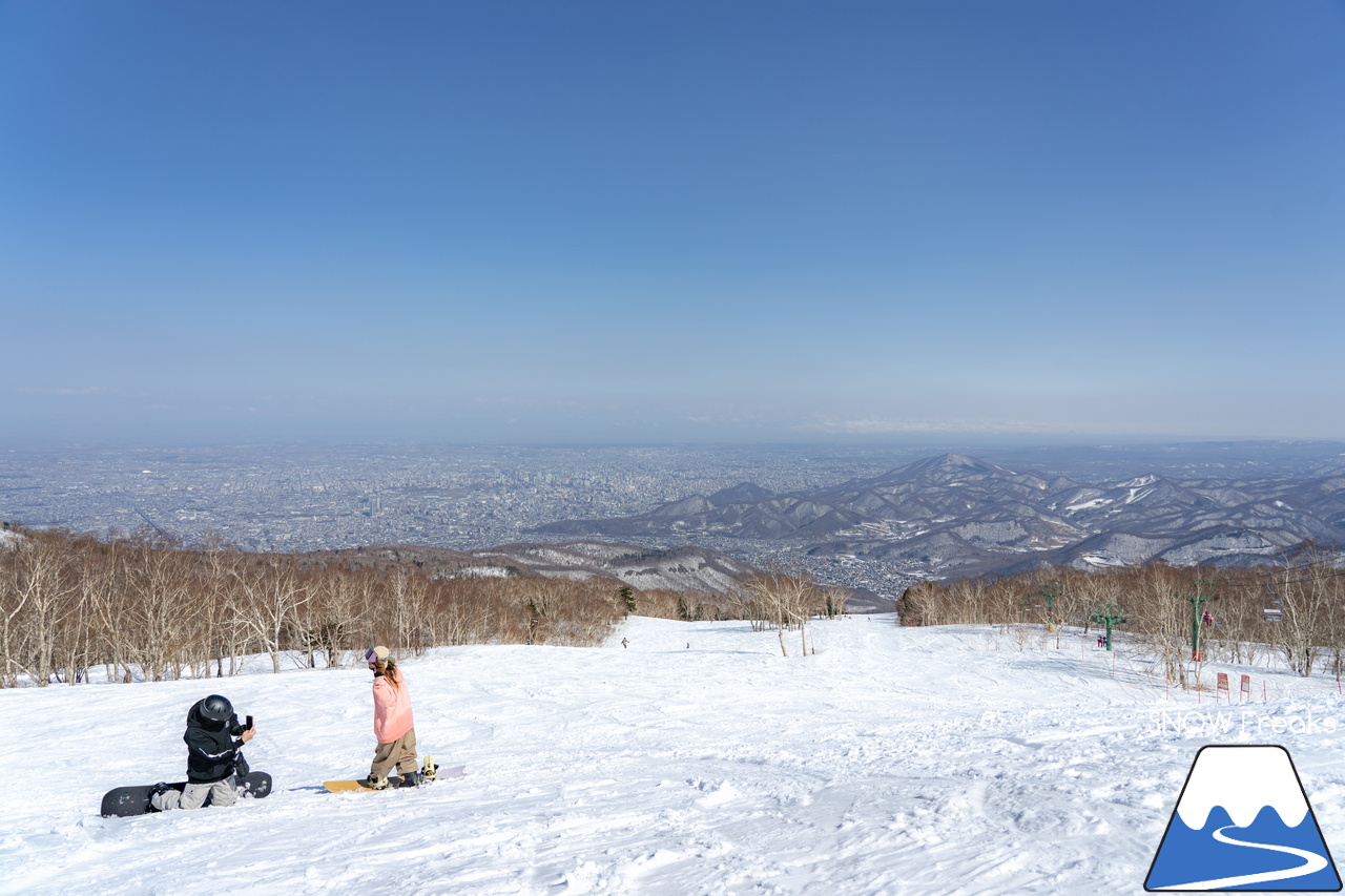 サッポロテイネ｜ついに…本格的な春シーズンが到来！ザクザク雪で凸凹な急斜面が楽しすぎる♪